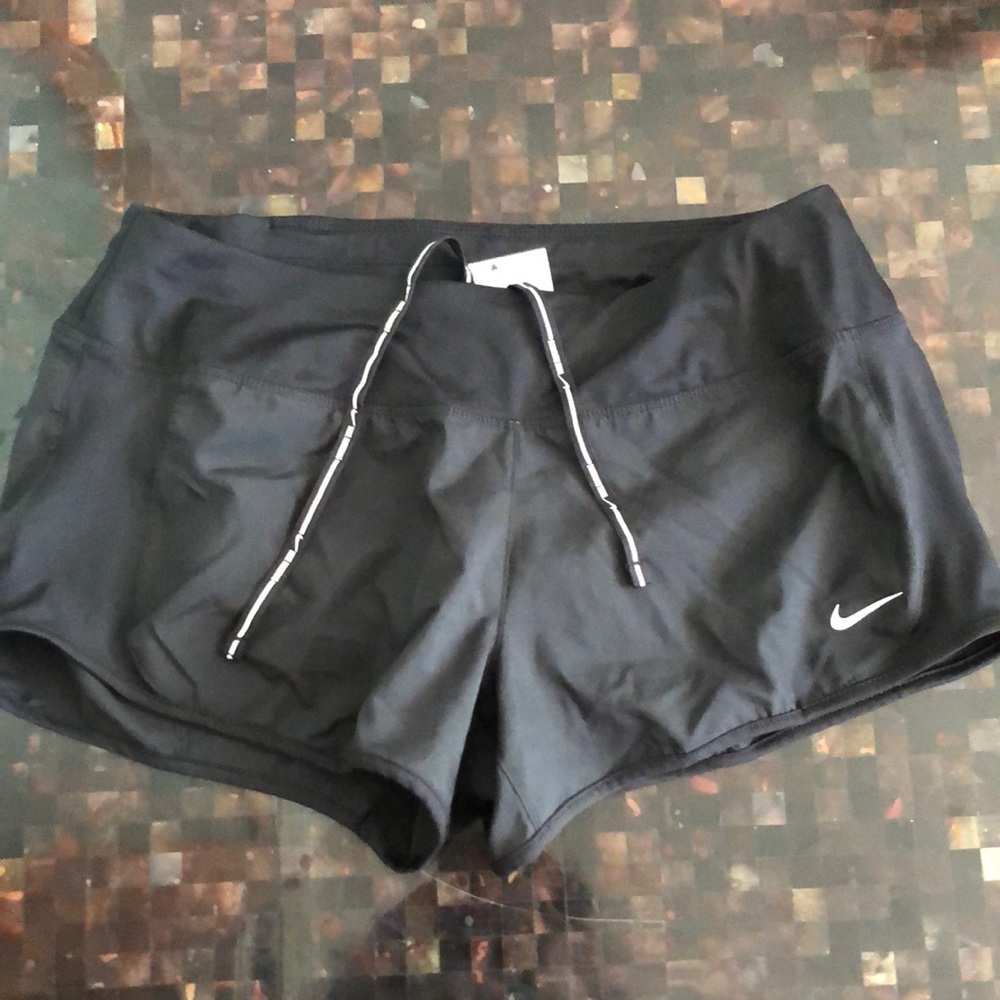 Nike black Dri fit running shorts